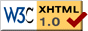 Gyldig XHTML 1.0!